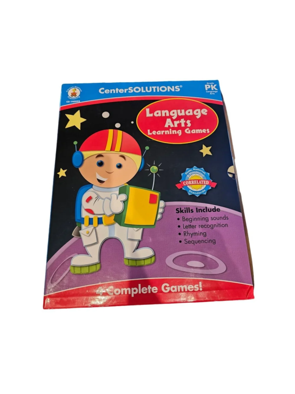 Language Arts Learning Games Pk pre owned, complete reading skills pre k